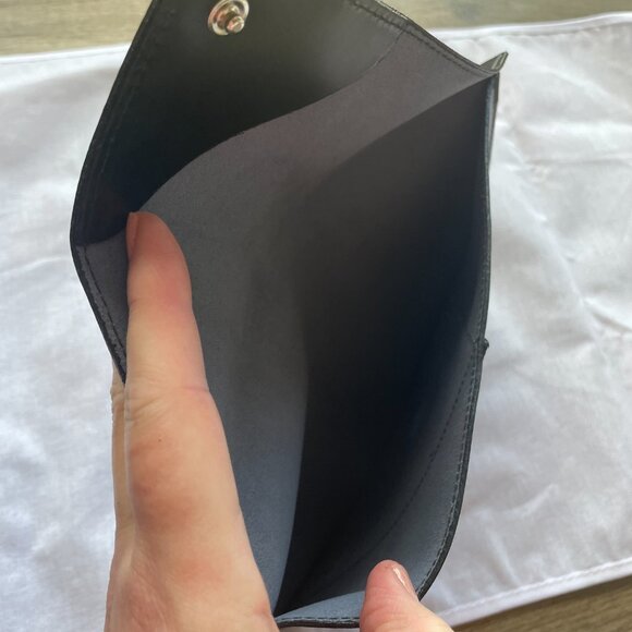 La Bagagerie Jean Marlaix Paris - Leather Envelope Clutch  $60 - Picture 7 of 14